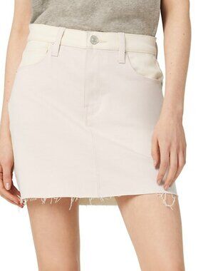 Viper Mini Skirt in Pink & White by Hudson Jeans